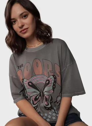 Logo Detail Crew Neck T-Shirt