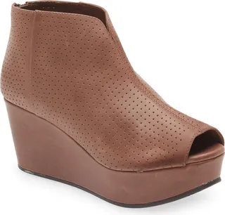 Walee Peep Toe Platform Bootie