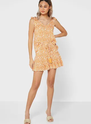 Ditsy Skirt Set