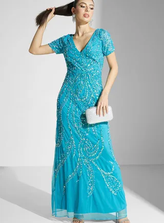 Embellished Maxi Dress