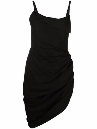 Saudade draped dress