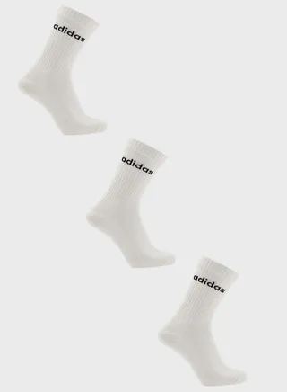 3 Pack Linear Crew Socks
