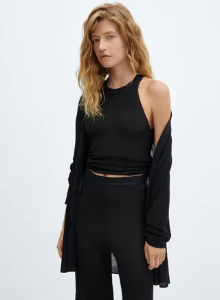 Crew Neck Crop Top