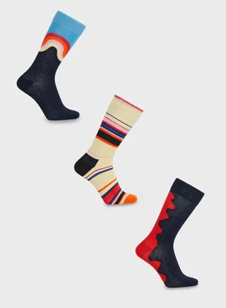 3 Pack Assorted Socks Gift Set