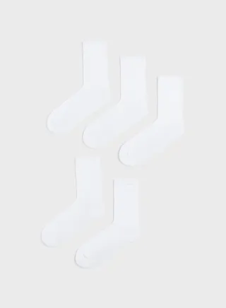 5 Pack Crew Socks
