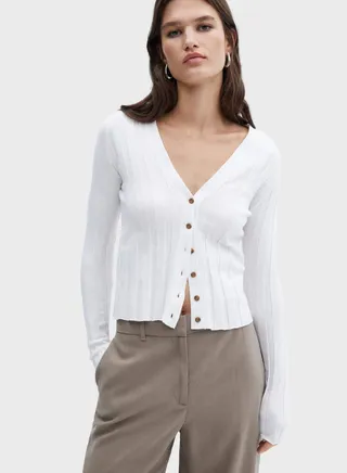 Knitted Crop Cardigan