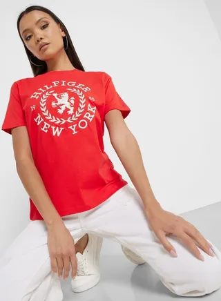 Crew Neck Logo T-Shirt