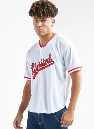 Slogan V-Neck Shirt