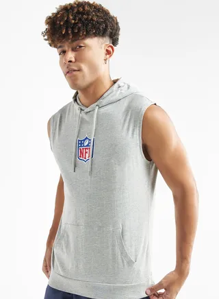 Slogan Hooded Vest