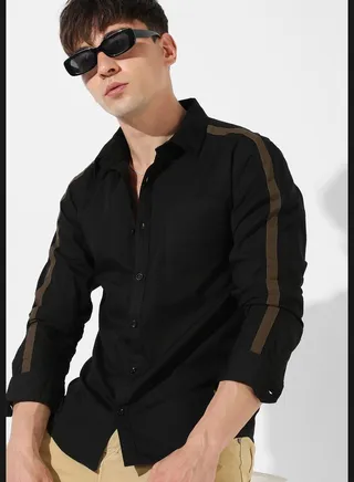Men's Solid Casual Shirt