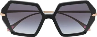 Oversized Geometric-Frame Sunglasses