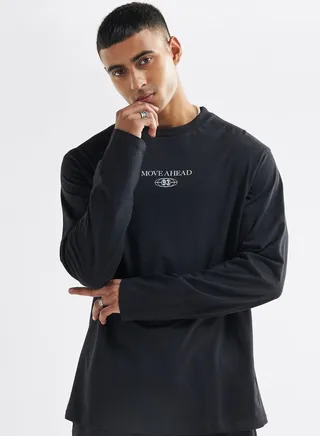 Slogan Crew Neck T-Shirt