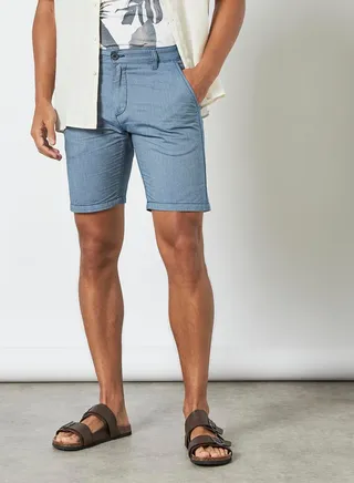 Slim Fit Oxford Shorts