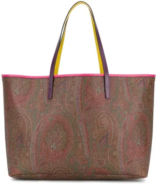 Paisley Print Tote Bag