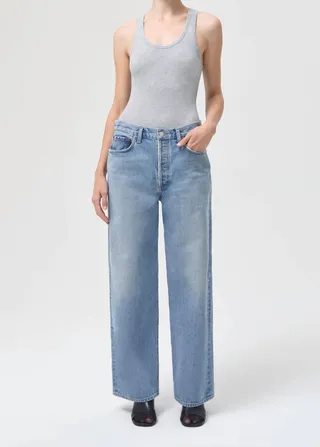 Low Slung Baggy Jean in Void