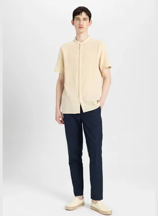 Jogger Skinny Leg Cotton Trousers
