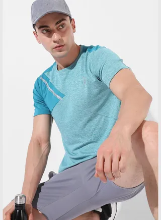 Men's Colourblocked T-Shirt