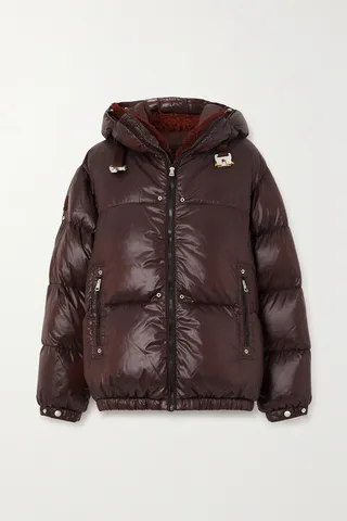 Moncler Genius - + 1017 Alyx 9sm Almondin Convertible Hooded Padded Shell Down Jacket - Burgundy