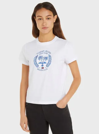 Crew Neck Graphic T-Shirt