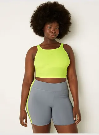 Cropped Rib Tank Top