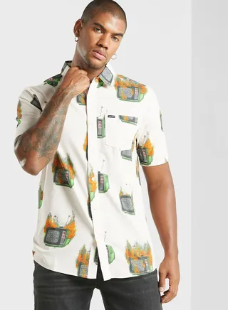 Featured Artist Justin Hager Woven Shirt