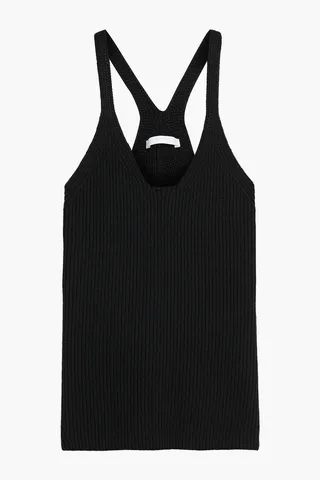 Ribbed cotton tank