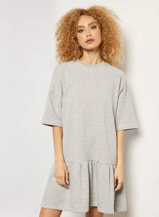 Relaxed Fit Jersey Dress