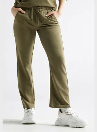 Drawstring High Waist Pants