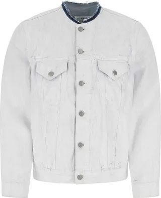 Maison Margiela Collarless Denim Jacket