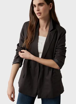 Oversized Double Breasted Blazer