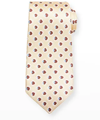 Men's Tossed Squares Silk Tie