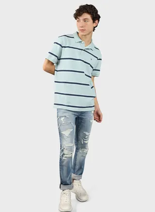 Essential Striped Polo Shirt
