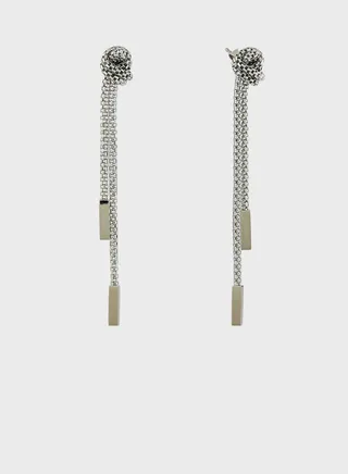 Stainless Steel Drop Earrings