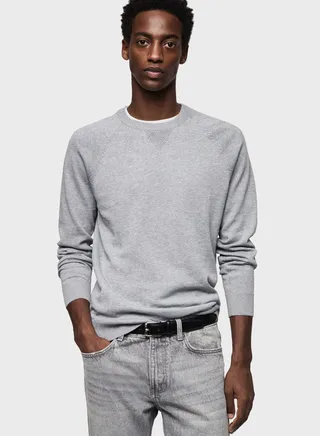 Knitted Crew Neck Sweater