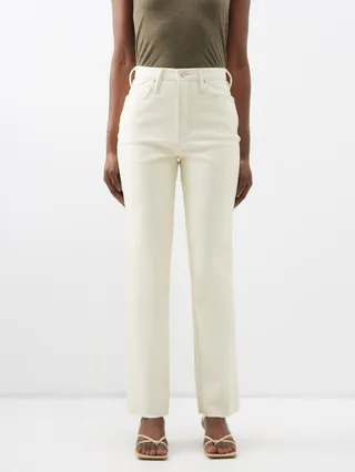 High 'n' Tight Recycled-leather Trousers