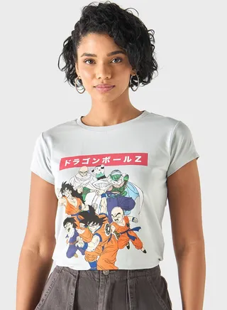 Dragon Ball Z Print T-Shirt