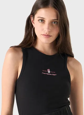 Daisy Duck Embroidered Top