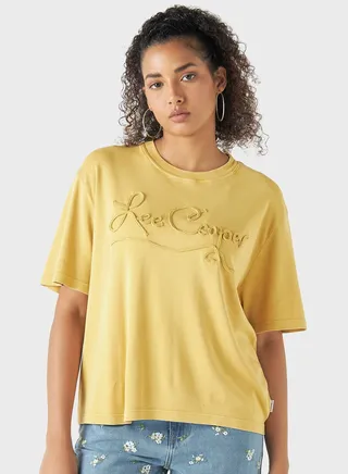 Crew Neck Graphic T-Shirt