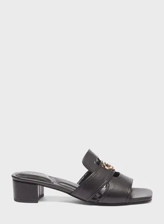 Single Strap Mid Heel Sandals