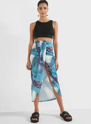 Printed Skirt Set