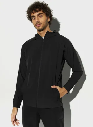 Logo Detail Performance Hoodie