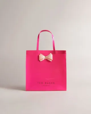 Plain Bow Large Icon Bag in Fuchsia