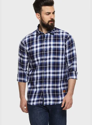 Checked Regular Fit Shirt