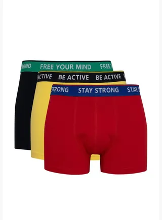 3 piece Regular Fit Knitted Boxer