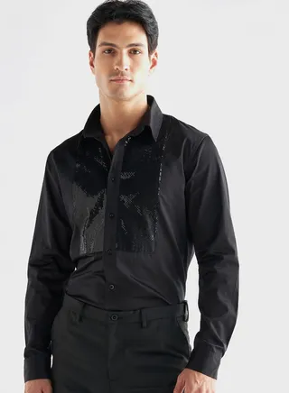 Embroidered Regular Fit Shirt