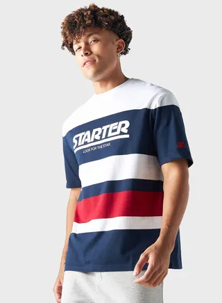 Starter  Print  Crew Neck T-Shirt