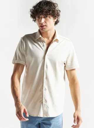 Textured Regular Fit Shirt