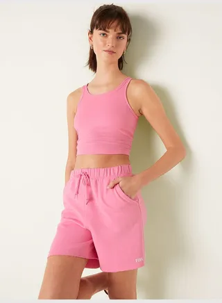 Cropped Rib Tank Top