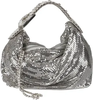 Gedebe Jill Metal Mesh Tote Bag