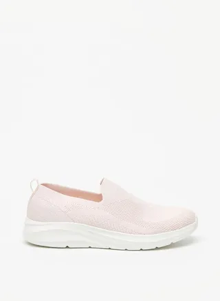 Women Textured Slip On Sports Shoes